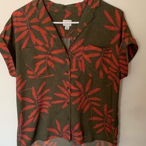 Tropical Leaves Buttondown!